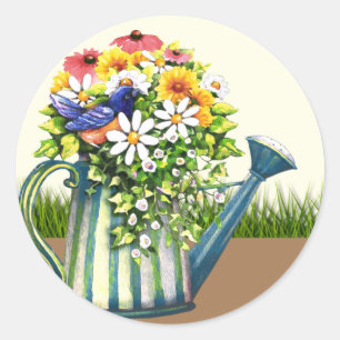 Adesivo Água com flores selvagens