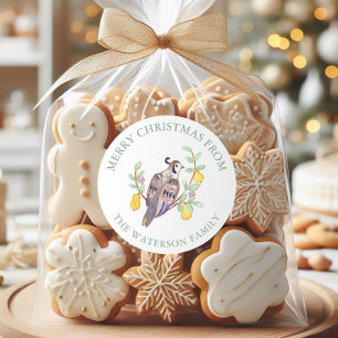 Adesivo Água Doze Dias de Presente de Natal