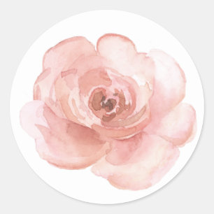 Adesivo Água-forte Floral Rosa Elegante Bonita