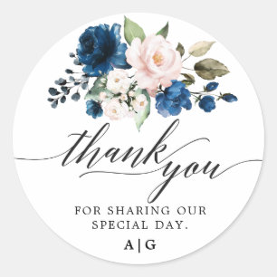 Adesivo Água-forte Romântica Rosa Azul Naval Floral