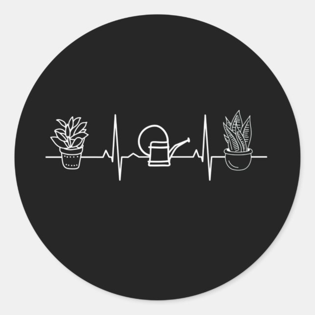 Adesivo Água para jardinagem pode pulsar (Frente)