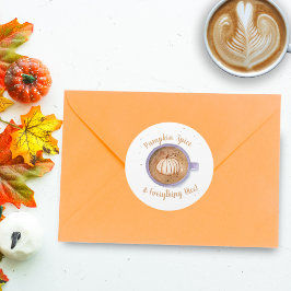 Adesivo Água Pumpkin Latte Pumpkin Spice