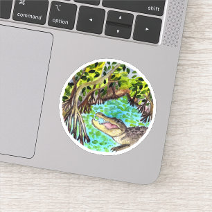 Adesivo Aguarela de Florida do parque nacional dos