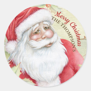 Adesivo Aguarela Papai Noel