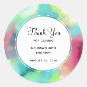 Adesivo Aguarela verde & vermelha moderna da nebulosa do