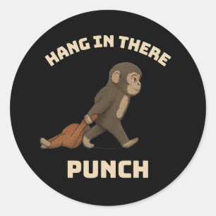 Adesivo Aguente Firme Punch – Macaco Resiliente com Pelúci