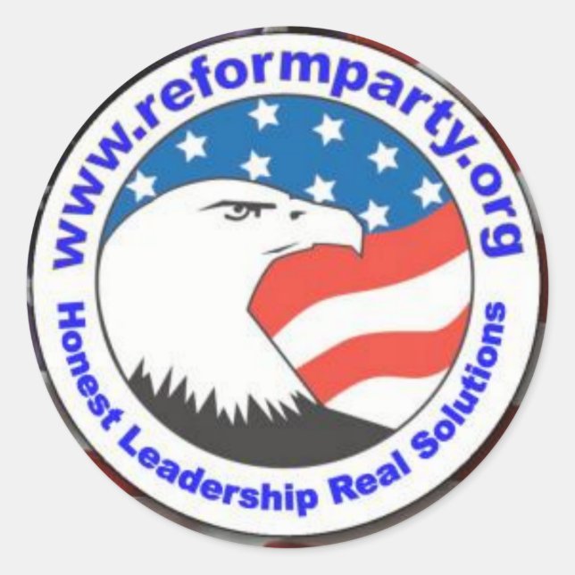 Adesivo Águia 3 do Partido Reformador (Frente)