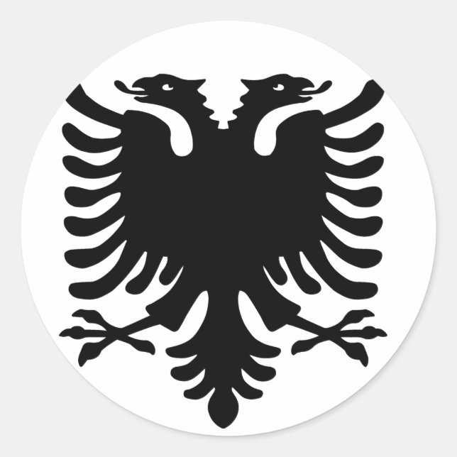 Adesivo Águia Albanesa. (Frente)