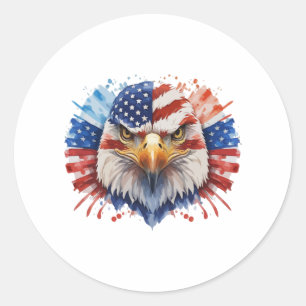 Adesivo Águia Bald Americana