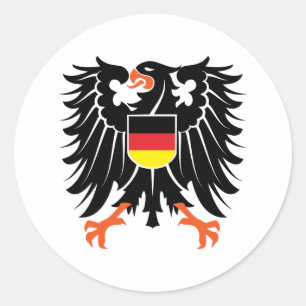 Adesivo Águia brasão Alemanha Eagle crest Germany