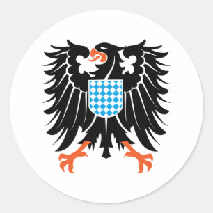 Adesivo Águia brasão Baviera Eagle crest Bavaria