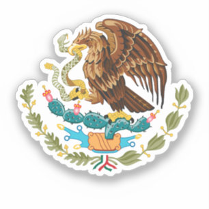 Adesivo Águia da Bandeira Mexicana