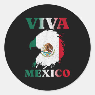 Adesivo Águia do Dia da Independência Mexicana Bandeira do