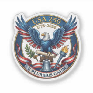Adesivo Águia EUA 250