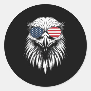 Adesivo Águia Legal Bandeira Americana Dos EUA 4 De Julho