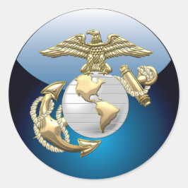 Adesivo Águia USMC, Globo e Âncora (EGA) [3D]