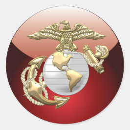 Adesivo Águia USMC, Globo e Âncora (EGA) [3D]