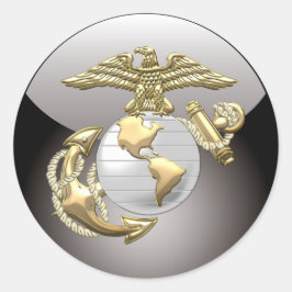 Adesivo Águia USMC, Globo e Âncora (EGA) [3D]