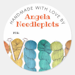 Adesivo Agulhas de confecção de malhas torcidas do fio