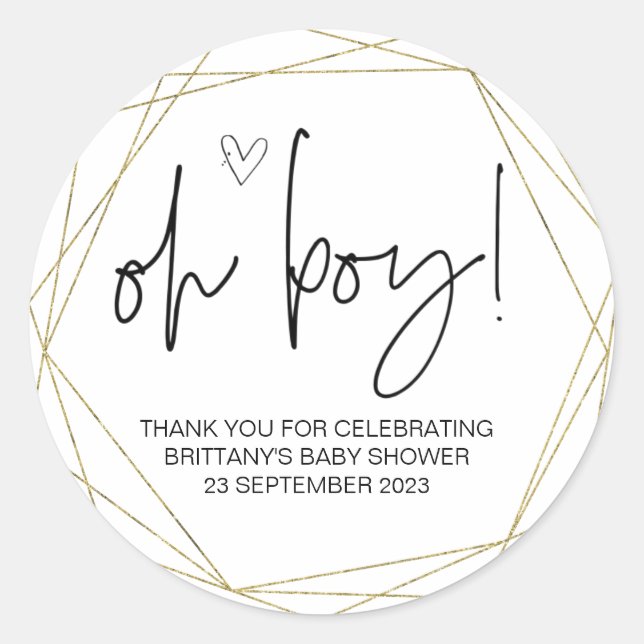 Adesivo Ah, Chá de fraldas Bonito... é a favor da mamãe se (Frente)