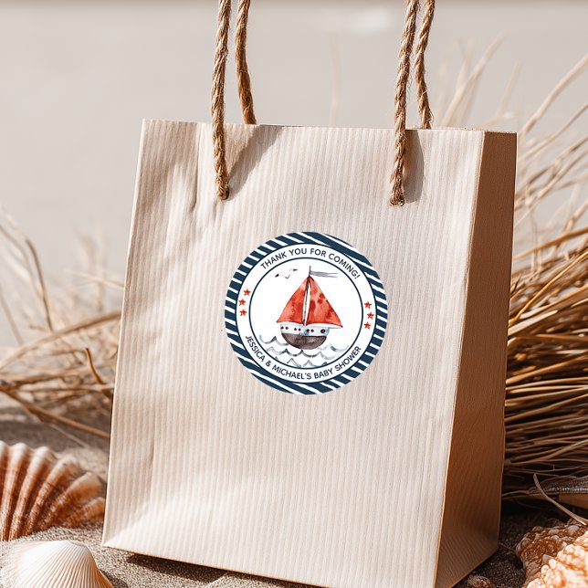 Adesivo Ahoy, é um menino náutico (Criador carregado)