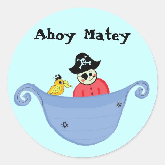 Adesivo Ahoy Matey (Frente)