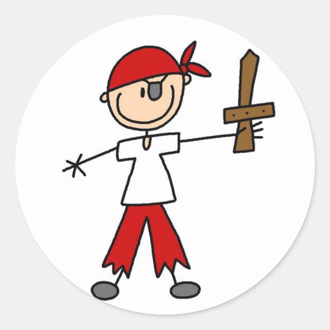 Adesivo Ahoy Matey Pirate Sticker (Frente)