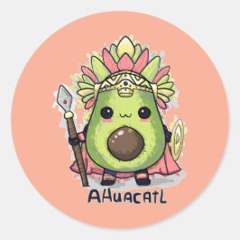Adesivo Ahuacatl Aztec Warrior Avocado