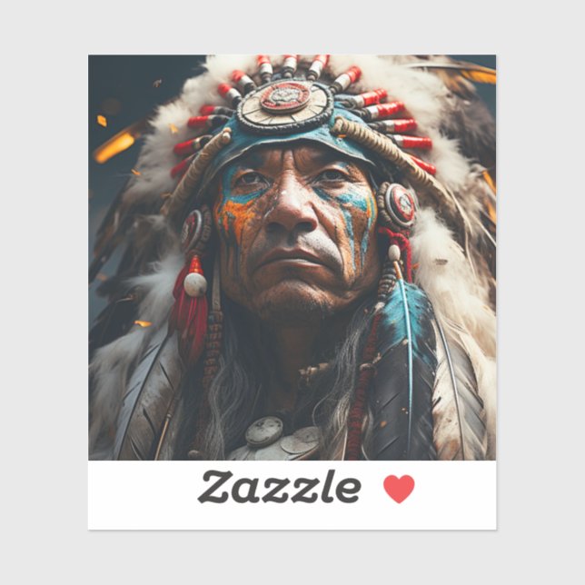 Adesivo Ai Indian (Folha)