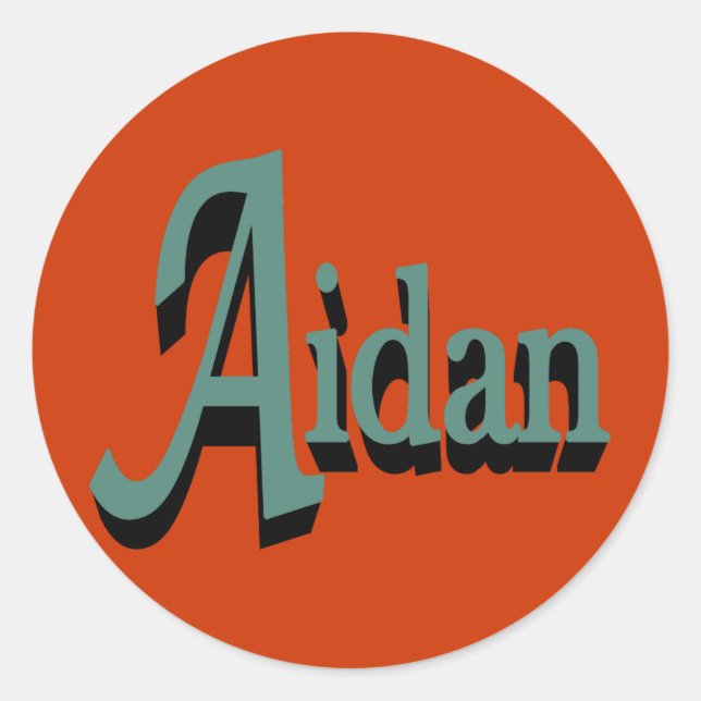 Adesivo Aidan Stickers (Frente)