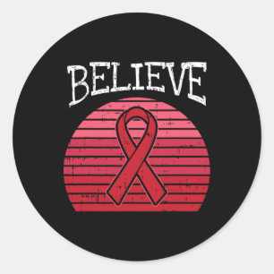 Adesivo Aids Red Ribbon HIV Aneurísmo cerebral Awarenes
