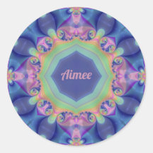 AIMEE ~ Abstrato do Pastel Kaleidoscope Padrão ~