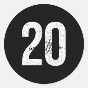 Adesivo Ainda fazemos 20 anos de casamento - 20º aniversár