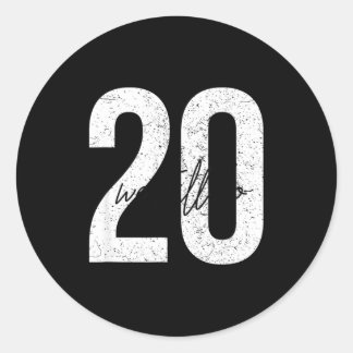 Adesivo Ainda fazemos 20 anos de casamento - 20º aniversár