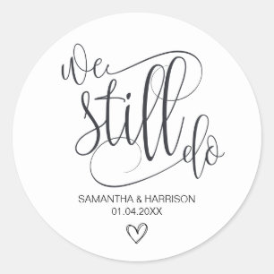 Adesivo Ainda fazemos, Namorado Negro e Branco