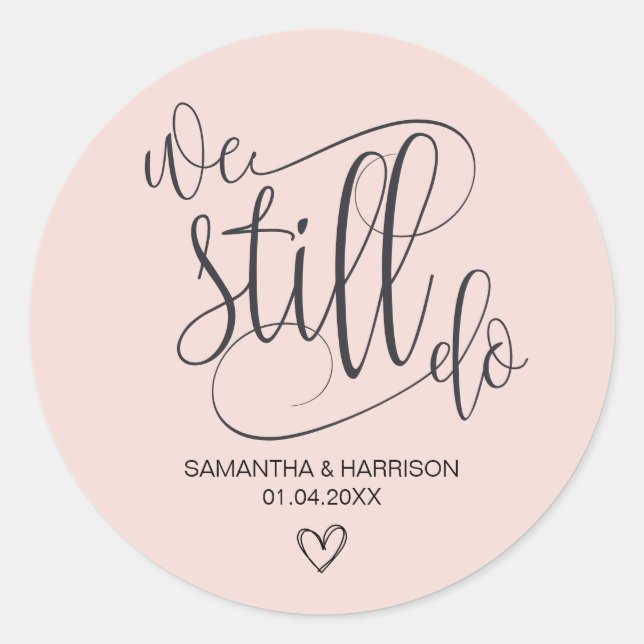 Adesivo Ainda fazemos, Rosa de aniversário de casamento (Frente)