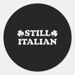 Adesivo Ainda Italiano Com Shamrock Saint Patricks Day _1