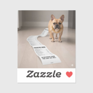 Adesivo Ainda me Recuperando da Minha Conta de Veterinário