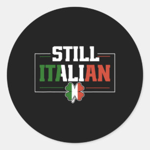 Adesivo Ainda Shamrock Italiano Dia de São Patrício Itália