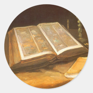 Adesivo Ainda vida com a bíblia por Vincent van Gogh