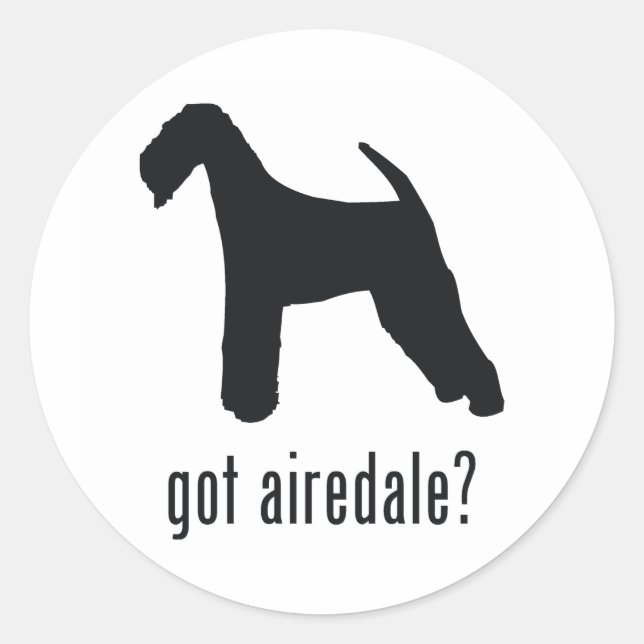Adesivo Airedale Terrier (Frente)