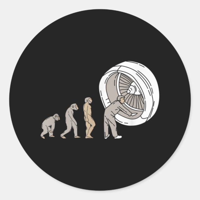 Adesivo Airplane Mechanic Aircraft Maintenance Technician (Frente)