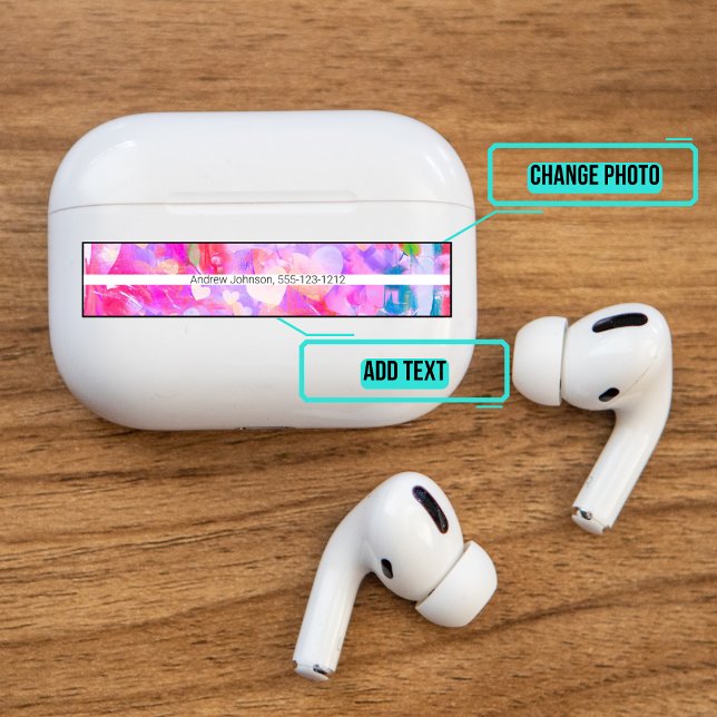 Adesivo Airpods Pro Case Pele Decorativa - Corações Rosa (Please enjoy our Airpods stickers)