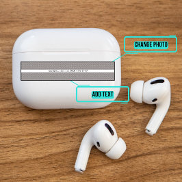 Adesivo Airpods Pro Case Skin Decorative - Aço