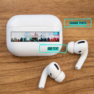 Adesivo Airpods Pro Case Skin Decorative - Cityscape