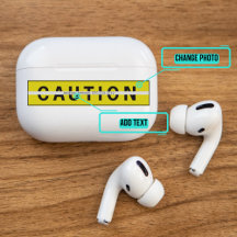 Airpods Pro Case Skin Decorative - Sinal de precau