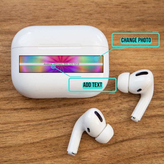 Adesivo Airpods Pro Case Skin Decorative - Tye Dye (Please enjoy our Airpod stickers)