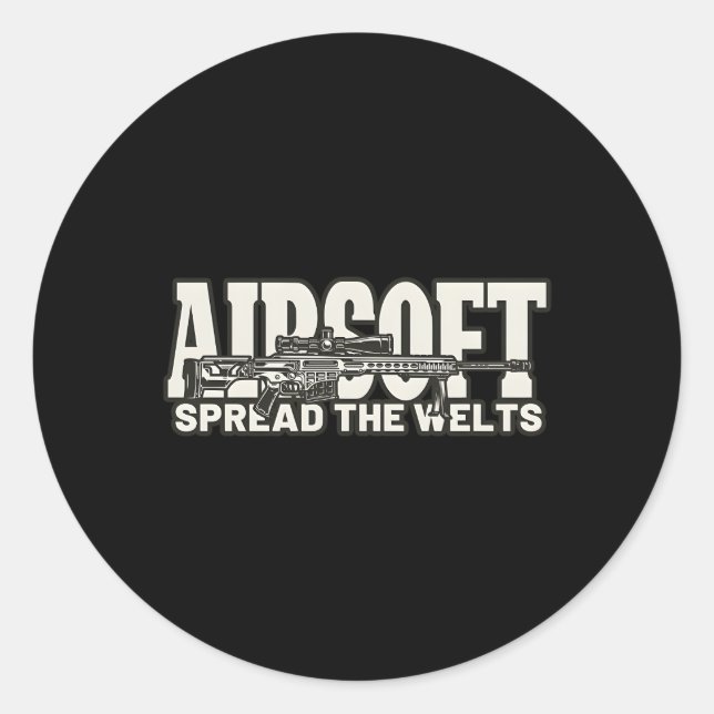 Adesivo Airsoft Spread The Welts Airsoft (Frente)