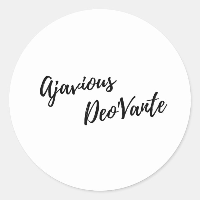 Adesivo Ajavious Deo'Vante Stickers (Frente)