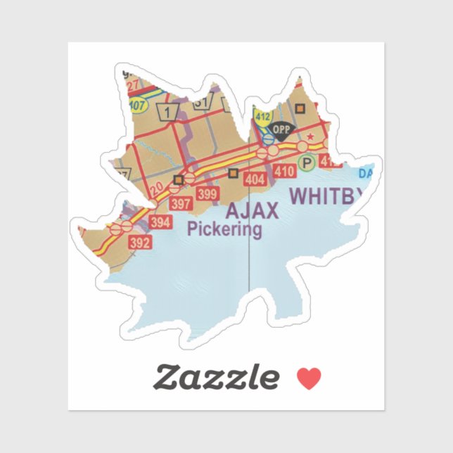 Adesivo Ajax ON Painted Map (Folha)